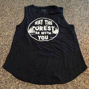 May the Forest Be With You graphic tank